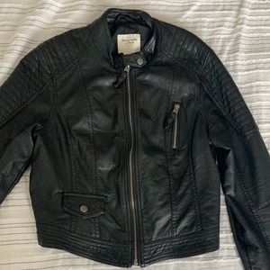 Genuine leather jacket from Abercrombie